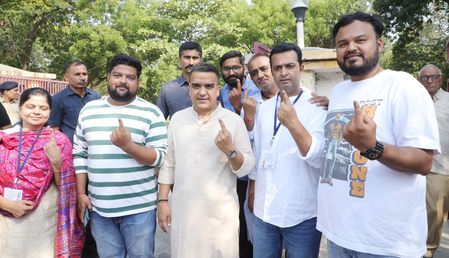 Gujarat local body polls tomorrow; Gandhinagar civic body in focus Gujarat local body polls tomorrow; Gandhinagar civic body in focus