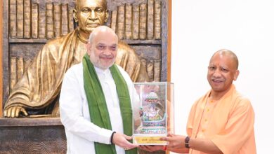 CM Yogi wishes HM Shah on his birthday, hails his contribution in making internal security impregnable
