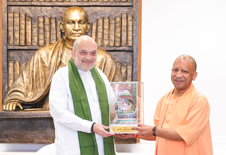 CM Yogi wishes HM Shah on his birthday, hails his contribution in making internal security impregnable CM Yogi wishes HM Shah on his birthday, hails his contribution in making internal security impregnable