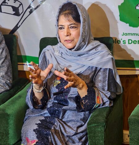 Mehbooba Mufti says 14,000 cases against youth were withdrawn during PDP-BJP rule in J&K