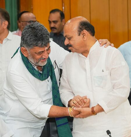 Bommai urges Karnataka CM Shivakumar to convene meeting on Bedti-Varada river-linking project soon, expedite DPR Bommai urges Karnataka CM Shivakumar to convene meeting on Bedti-Varada river-linking project soon, expedite DPR