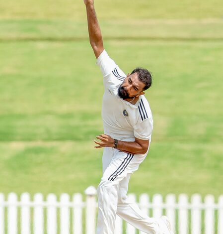 Ranji Trophy: Shami takes four-wicket haul; Smaran smashes century on captaincy debut on opening day