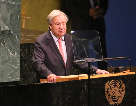 UN head condemns attacks on shipping