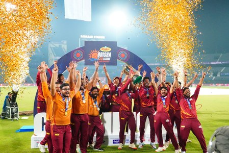 Keonjhar Miners beat Sambalpur Warriors to lift Odisha T20 League trophy Keonjhar Miners beat Sambalpur Warriors to lift Odisha T20 League trophy