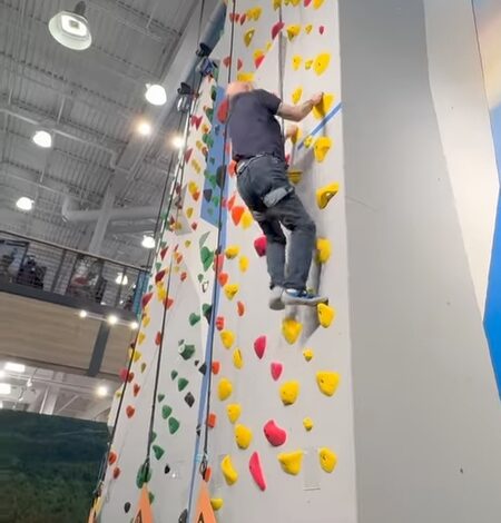 Anupam Kher conquers a 35-foot rock wall at 71, talks about overcoming self-doubt Anupam Kher conquers a 35-foot rock wall at 71, talks about overcoming self-doubt
