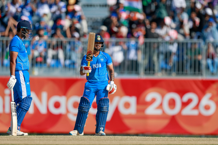 Asian Games: Ishan’s unbeaten 80 leads India to 169/7 in SF against Sri Lanka Asian Games: Ishan’s unbeaten 80 leads India to 169/7 in SF against Sri Lanka