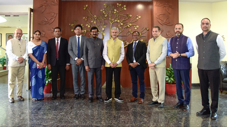 EAM Jaishankar, Lankan ruling party leader hold discussions on strengthening ties EAM Jaishankar, Lankan ruling party leader hold discussions on strengthening ties