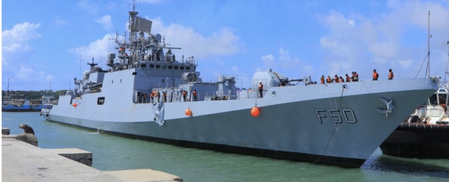 Deck reception onboard INS Tarkash in Mombasa underscores strong India-Kenya bond