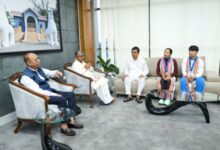 Manipur CM felicitates Mirabai Chanu, Roshibina Devi for Asian Games silver medals