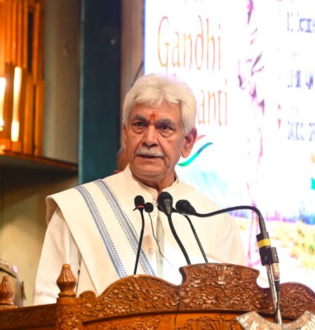 Progress must move with compassion, concern for weakest: J&K L-G Progress must move with compassion, concern for weakest: J&K L-G