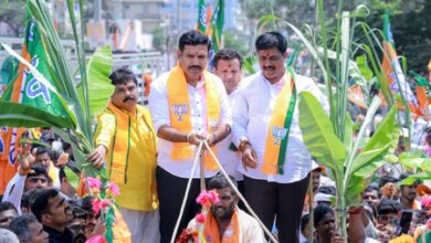BJP holds Seva Sankalpa, Vijaya Sankalpa yatras in K’taka, targets Congress govt