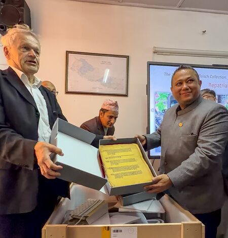 Historical 13th century Nepali documents returned from Germany Historical 13th century Nepali documents returned from Germany