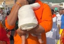 Varun Tej offers prayers at Tirumala Tirupati with family Varun Tej offers prayers at Tirumala Tirupati with family