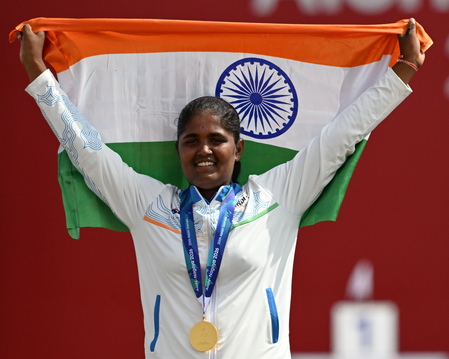 ‘Doesn’t feel like winning, hasn’t sunk in’: Kumkum remains unfazed after historic Asian Games gold