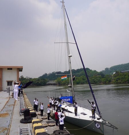 INSV Neelkanth embarks on 660 nautical miles voyage from Visakhapatnam To the Andamans INSV Neelkanth embarks on 660 nautical miles voyage from Visakhapatnam To the Andamans