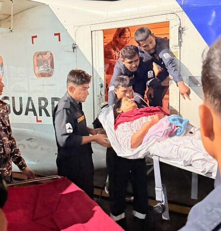 Coast Guard evacuates critically ill patient from Agatti to Kochi amid challenging weather Coast Guard evacuates critically ill patient from Agatti to Kochi amid challenging weather