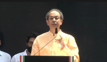 Will bury dictatorship manufactured under Make in India: Uddhav Thackeray at Mumbai rally Will bury dictatorship manufactured under Make in India: Uddhav Thackeray at Mumbai rally