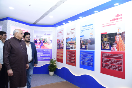 Panels, films and programmes: Gujarat exhibition highlights PM Modi’s 25 years in public service
