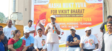 Nasha Mukt Walkathon in Hyderabad to create youth awareness