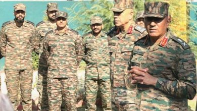 Northern Army Commander reviews security situation in South Kashmir Northern Army Commander reviews security situation in South Kashmir