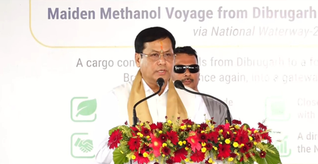 First cargo vessel leaves Dibrugarh via river route to Bangladesh after Independence First cargo vessel leaves Dibrugarh via river route to Bangladesh after Independence