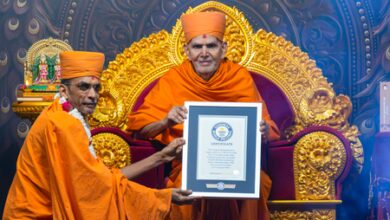 BAPS’s landmark biography of Pramukh Swami Maharaj sets Guinness World Record