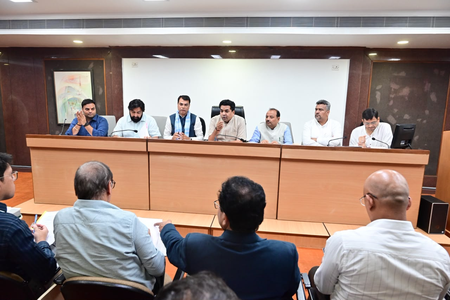 Delhi Minister Kapil Mishra reviews Chhath, Durga Puja arrangements