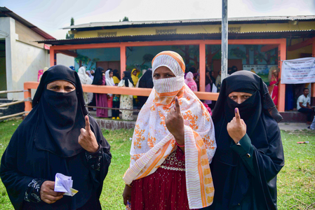 Assam: Nagaon LS bypoll records 76 pc turnout; BJP, Congress and AIUDF in key contest Assam: Nagaon LS bypoll records 76 pc turnout; BJP, Congress and AIUDF in key contest