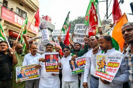 Bihar: Mahagathbandhan holds Aakrosh marches over SIR, seeks CEC resignation Bihar: Mahagathbandhan holds Aakrosh marches over SIR, seeks CEC resignation
