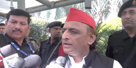 ECI not working under Constitution, says Akhilesh Yadav on INDIA bloc protest