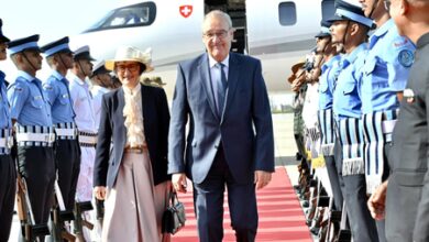 Swiss Prez Guy Parmelin to visit Noida airport today; security tightened in Jewar Swiss Prez Guy Parmelin to visit Noida airport today; security tightened in Jewar
