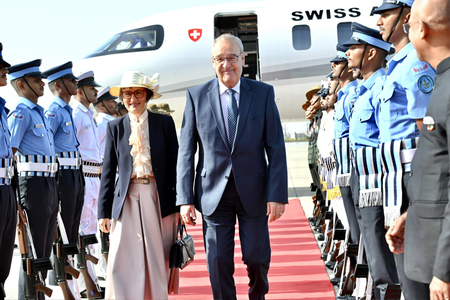 Swiss Prez Guy Parmelin to visit Noida airport today; security tightened in Jewar