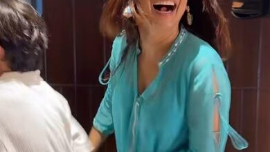 Ankita Lokhande dances with Arjun Bijlani’s son Ayaan, he shies away and runs off mid-dance
