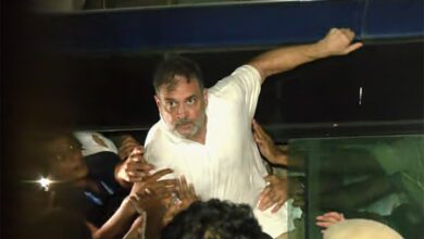 INDIA bloc stir: Rahul, Priyanka Gandhi detained from Akashwani Bhavan after over 9 hours of sit-in INDIA bloc stir: Rahul, Priyanka Gandhi detained from Akashwani Bhavan after over 9 hours of sit-in