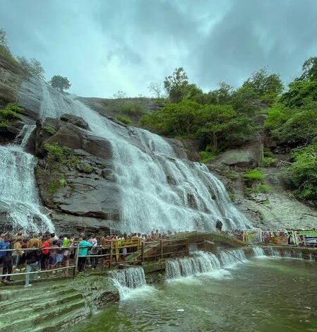 TN: Courtallam waterfalls closed for public as repair work resumes TN: Courtallam waterfalls closed for public as repair work resumes