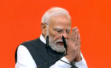 Bow my head to people for choosing me as their servant for 25 years, says PM Modi Bow my head to people for choosing me as their servant for 25 years, says PM Modi
