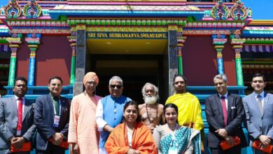 Environment minister Bhupender Yadav visits Fiji temple, highlights enduring civilisational ties Environment minister Bhupender Yadav visits Fiji temple, highlights enduring civilisational ties