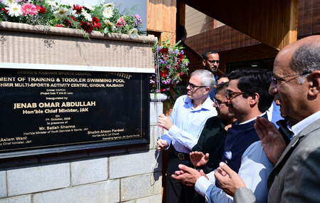 J&K CM Omar Abdullah inaugurates Rs 30.35 crore sports infrastructure in Srinagar