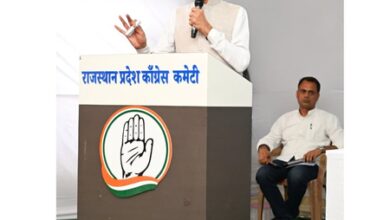 Gehlot repeats ‘United Congress’ mantra, says will win Panchayat polls and return to power in Rajasthan