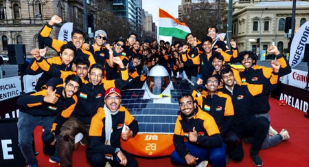 IIT Madras team secures third place at Sasol Solar Challenge in South Africa IIT Madras team secures third place at Sasol Solar Challenge in South Africa