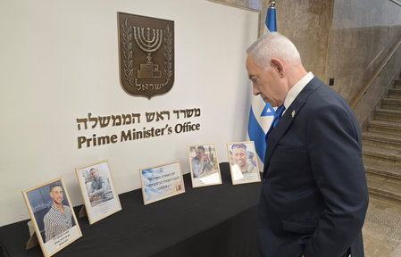 Israeli PM pays homage to victims of Oct 7 terror attack, lights candles in memory Israeli PM pays homage to victims of Oct 7 terror attack, lights candles in memory