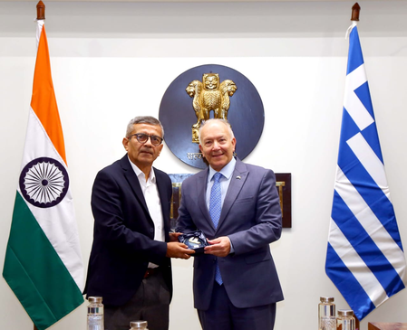 India, Greece discuss defence and strategic cooperation India, Greece discuss defence and strategic cooperation