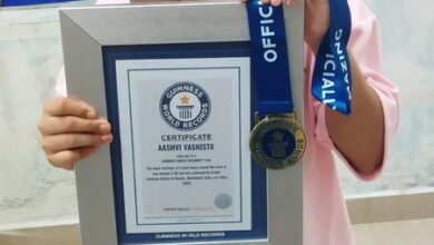 Ranchi girl spins her way into Guinness World Records with 80 nose hula-hoop rotations