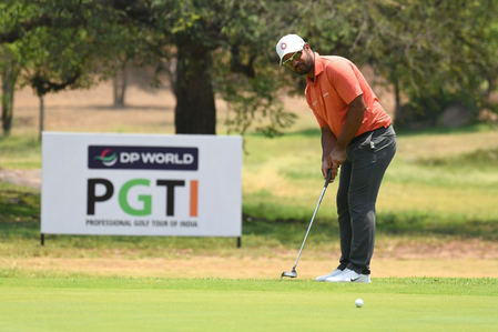 Shubhankar Sharma opens four-shot lead in Kapil Dev Invitational Tour Championship