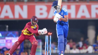 2nd T20I: Samson, Tilak power India to 249/5 against West Indies in Ranchi