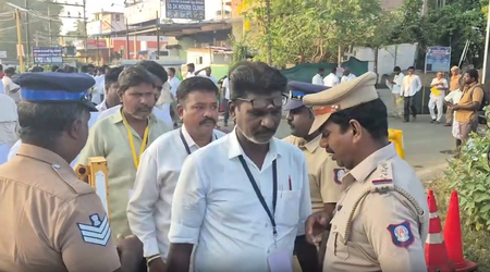 TN bypoll results: TVK takes early lead in Madurantakam, Dharapuram as counting underway
