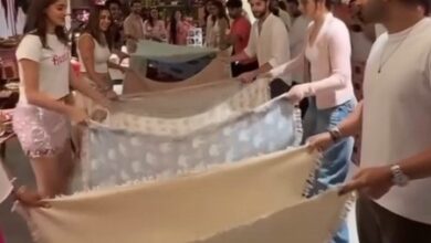 Aneet Padda, Ananya Panday bring out their inner child with fun game at Alanna Panday’s baby shower