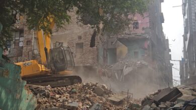 Demolition drive carried out in Delhi’s Seemapuri following building collapse