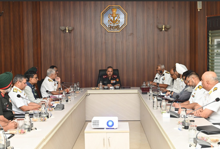 CDS General N.S. Raja Subramani opens residential block for sailors at Karwar Naval base CDS General N.S. Raja Subramani opens residential block for sailors at Karwar Naval base