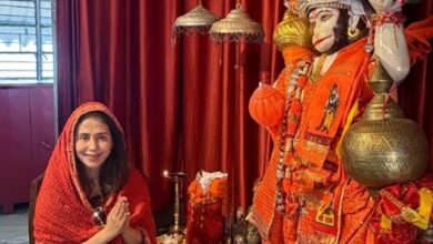 Urmila Matondkar visits Sanjivani Hanuman temple: Peace that you feel here is unmissable